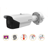 Трмовизионна камера Hikvision 50°(H)x37.3°(V) Детекция на човек до 150 м автомобил 460 м